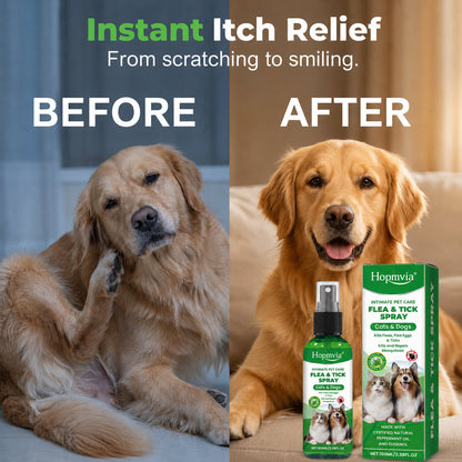 🔥Last Day Buy 1 Get 1 Free $9.98 Each🔥Gentle-formula pest repellent spray for pets—protect your pet from pests.😾