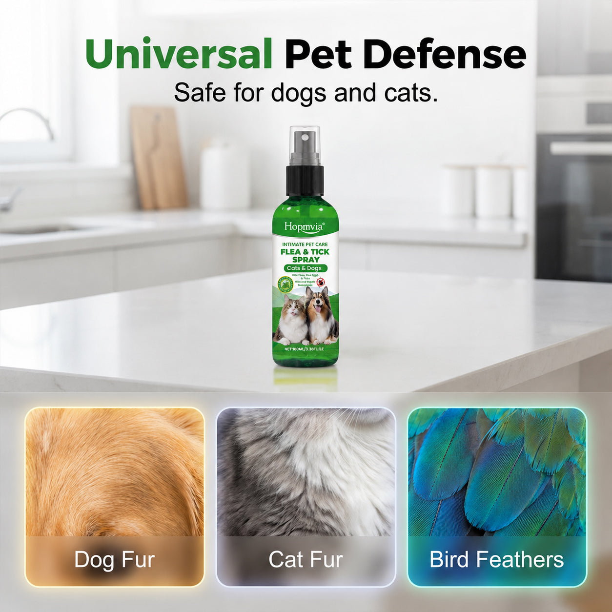 🔥Last Day Buy 1 Get 1 Free $9.98 Each🔥Gentle-formula pest repellent spray for pets—protect your pet from pests.😾