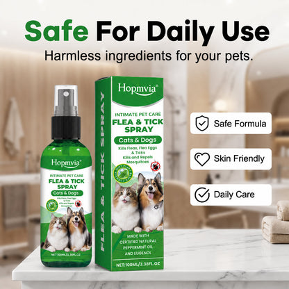 🔥Last Day Buy 1 Get 1 Free $9.98 Each🔥Gentle-formula pest repellent spray for pets—protect your pet from pests.😾