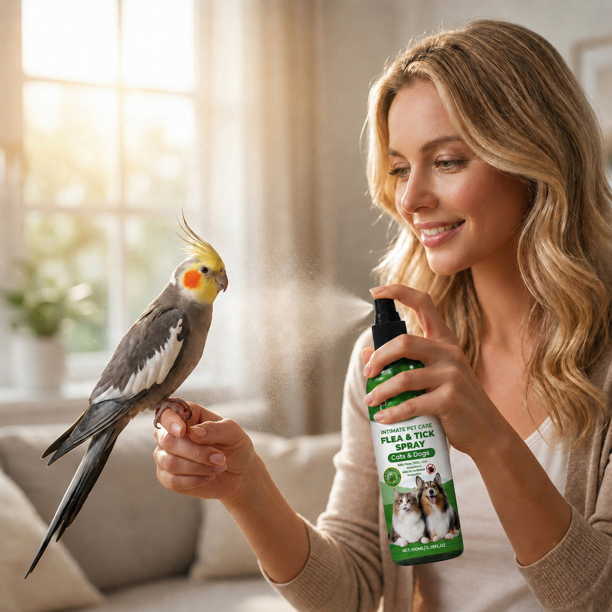 🔥Last Day Buy 1 Get 1 Free $9.98 Each🔥Gentle-formula pest repellent spray for pets—protect your pet from pests.😾